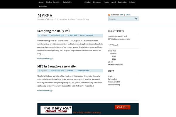 Currents theme site design template sample