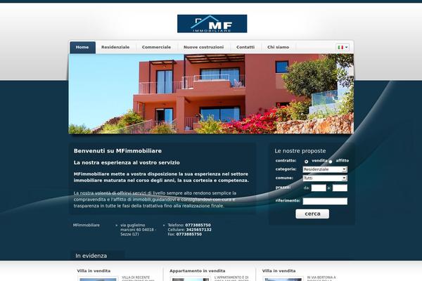 Vento theme site design template sample
