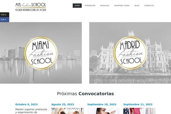 Myuniversity theme site design template sample