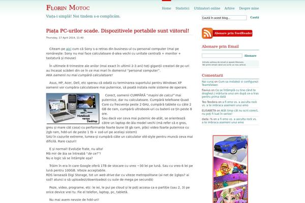 Simple Balance theme site design template sample