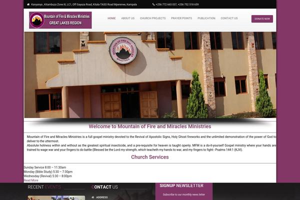 Andrew theme site design template sample