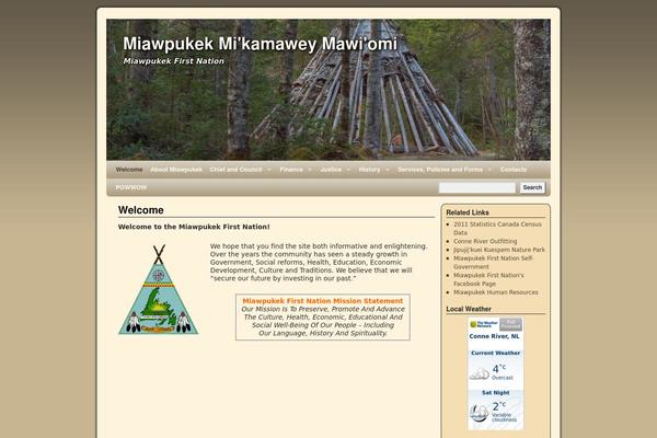 Weaver theme site design template sample