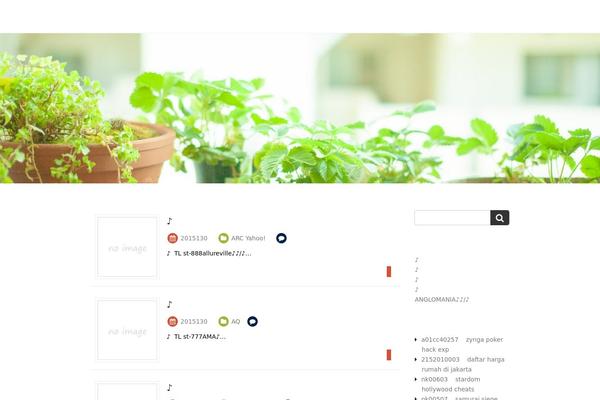 Blanc theme site design template sample