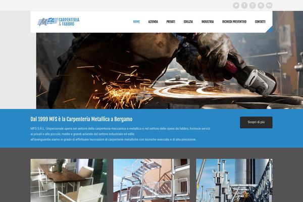 Konstruct-child theme site design template sample