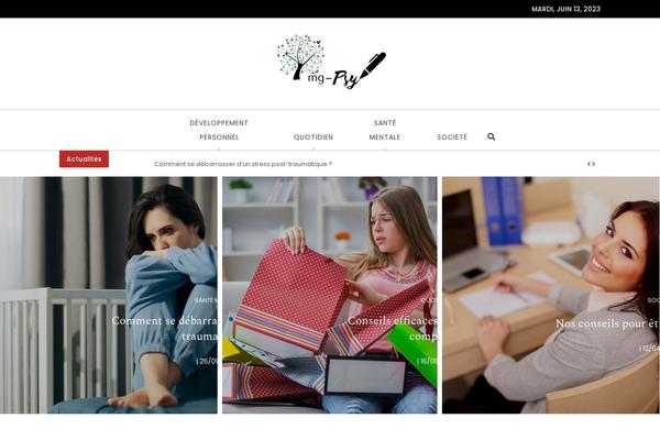 Purea Magazine theme site design template sample
