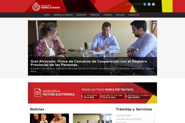 Site using Responsive-iframe plugin