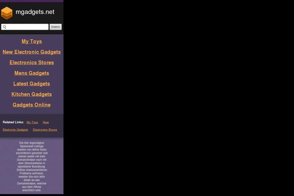Gigawatt theme site design template sample