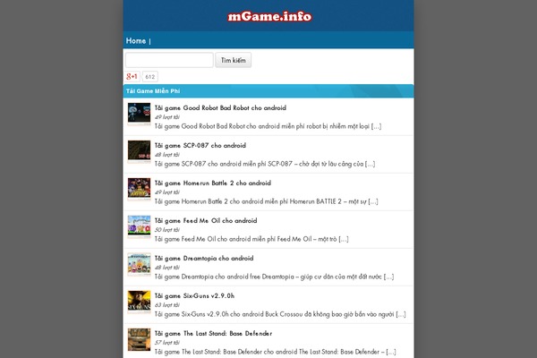 mgame.info site used Vngameandroid