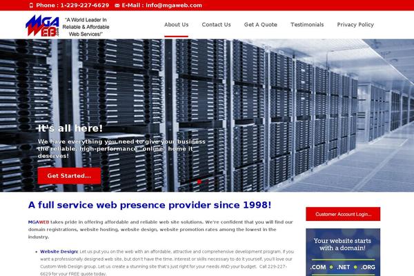 Site using TemplatesNext ToolKit plugin