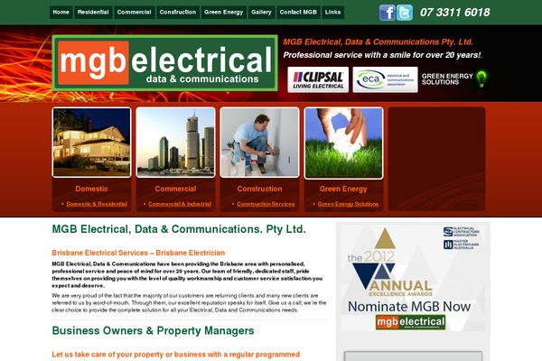 mgbelectrical.com.au site used Mgb
