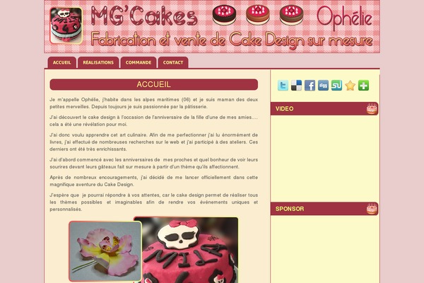 Irecipes theme site design template sample