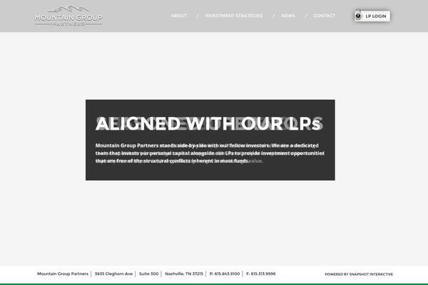 Mountain theme site design template sample