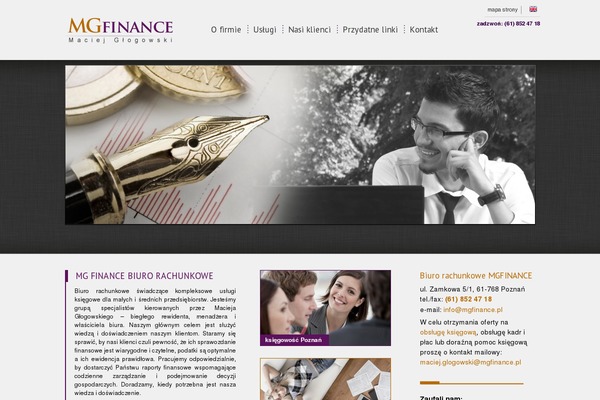 mgfinance.pl site used Sztukareklamy.pl