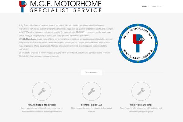 Bridge Child theme site design template sample