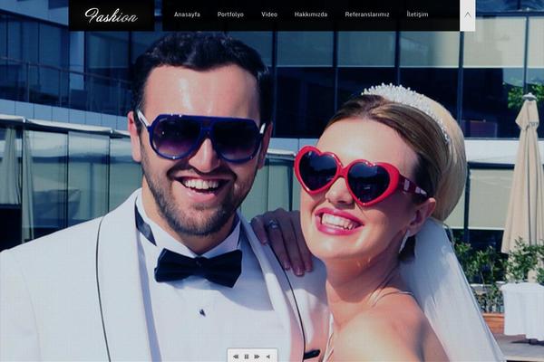 Fashion theme site design template sample
