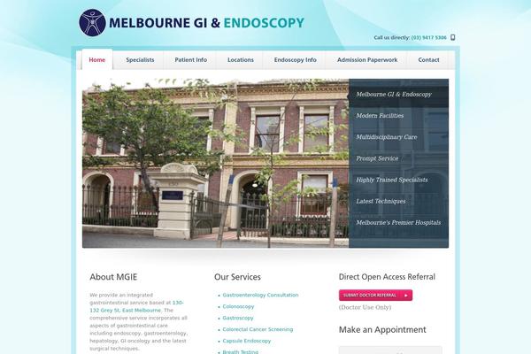 Inspiry-medicalpress-child theme site design template sample