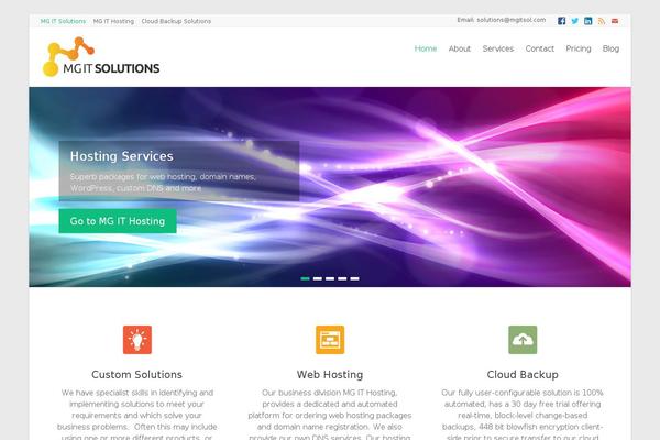 Spacious Pro theme site design template sample