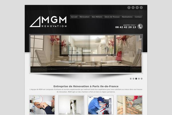 Options theme site design template sample