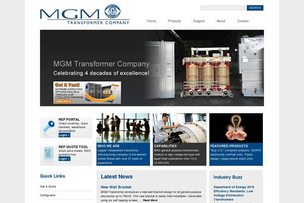 Mgm theme site design template sample