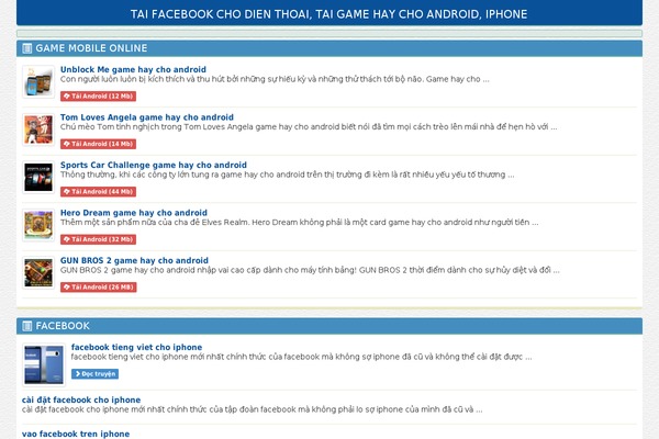 Mobile theme site design template sample