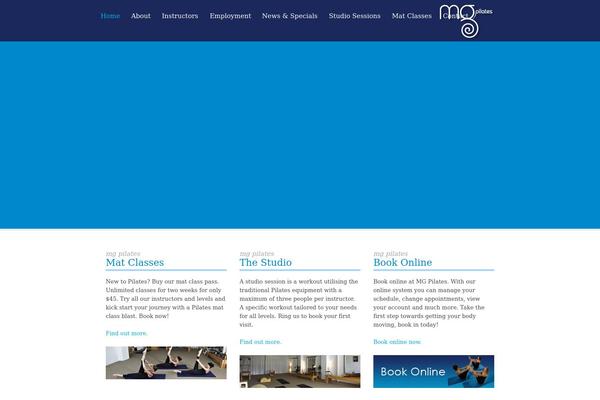 Vision theme site design template sample