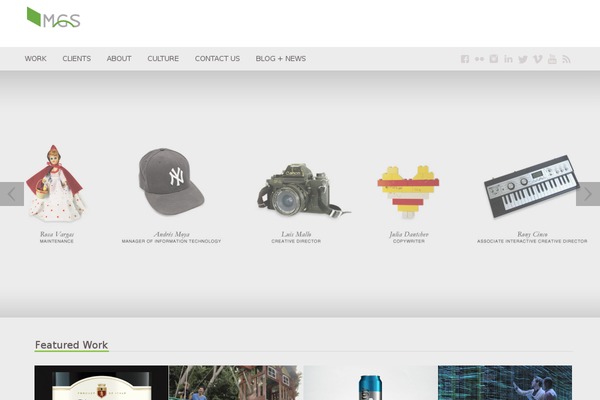 mgscomm.com site used Eboard