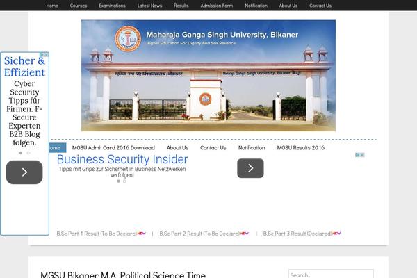 Site using Floating Adsense Bar plugin