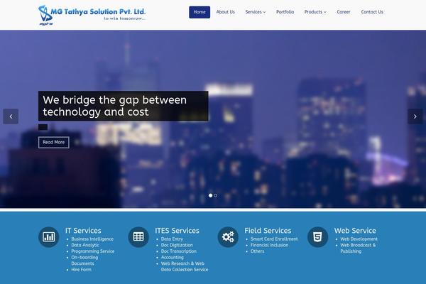 Flat Theme theme site design template sample