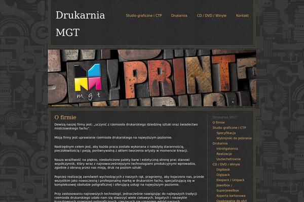 Steampunk theme site design template sample