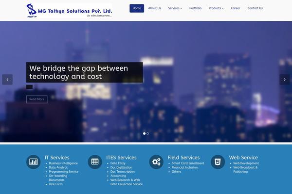 Flat Theme theme site design template sample