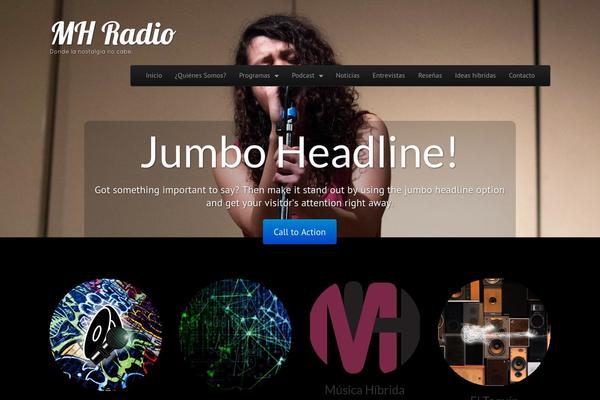 Tonic theme site design template sample