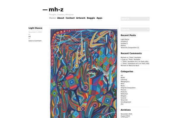 Blogum theme site design template sample