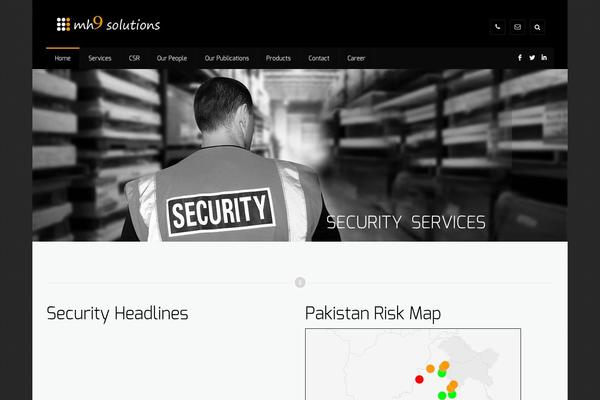 Falco theme site design template sample