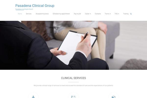 Ample theme site design template sample