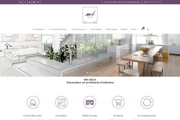 Strata theme site design template sample