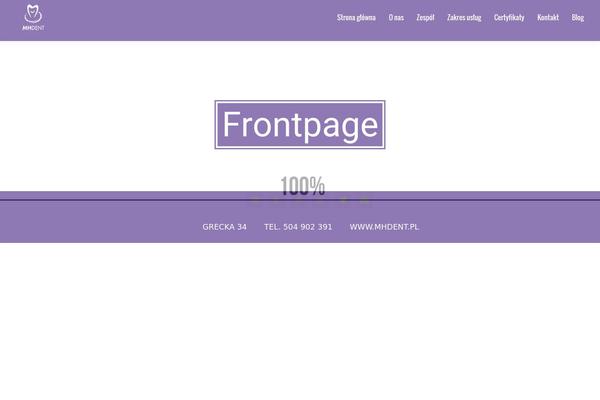 Jarvis theme site design template sample