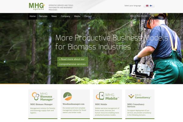 mhg theme websites examples