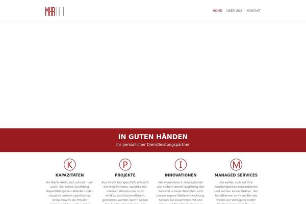 Interface Pro theme site design template sample