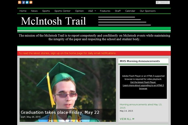 Sno Flex theme site design template sample