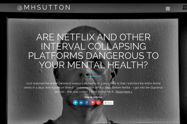 Blogus theme site design template sample