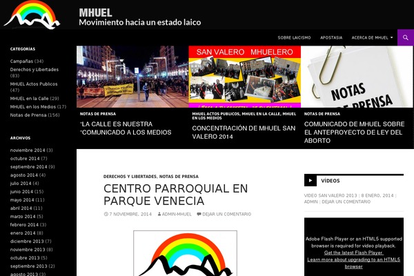 Twenty Fourteen theme site design template sample