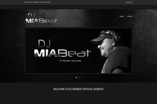 Musicpro theme site design template sample