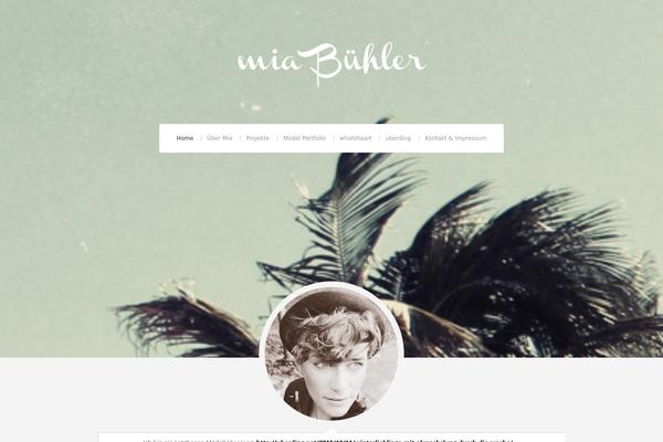 Organic_profile theme site design template sample