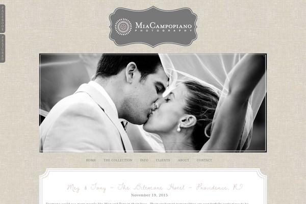 Prophoto4 theme site design template sample