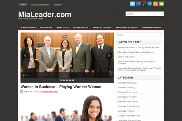Blogpro theme site design template sample