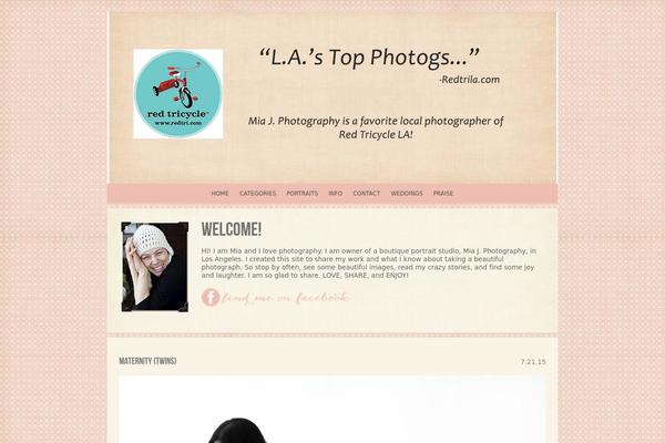 Prophoto4 theme site design template sample