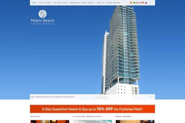 Aegean theme site design template sample