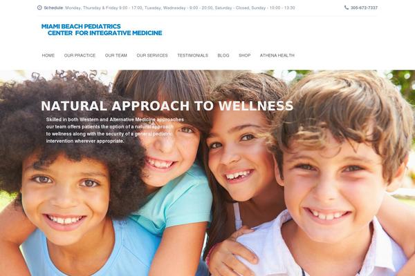 Medical-pro theme site design template sample