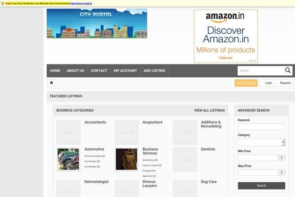 Site using Covertactionbar plugin