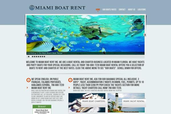 Simple theme site design template sample